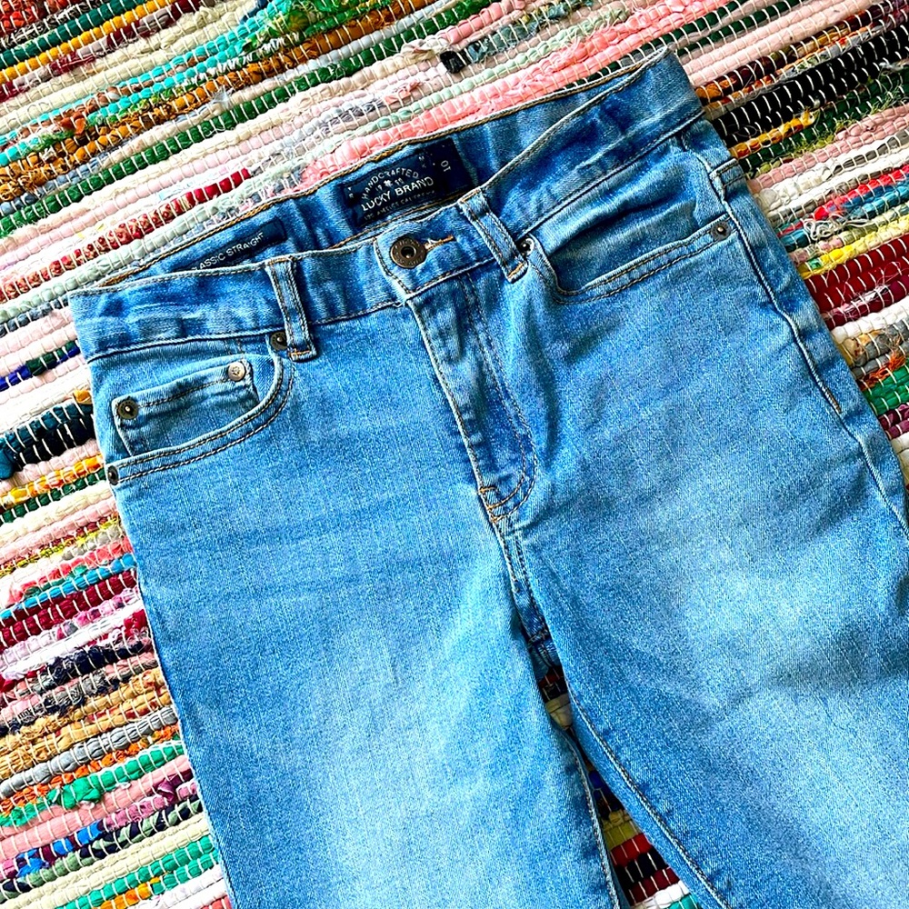 Lucky Brand Girls Classic Straight Leg Jeans- #1930